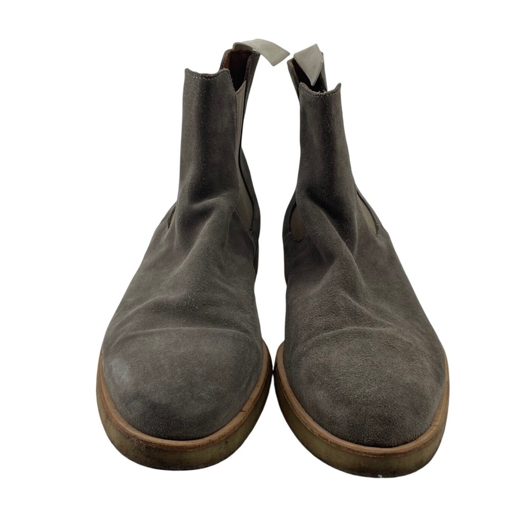 Common Projects Men Chelsea Boots Taupe Grey Suede Crepe Sole 44